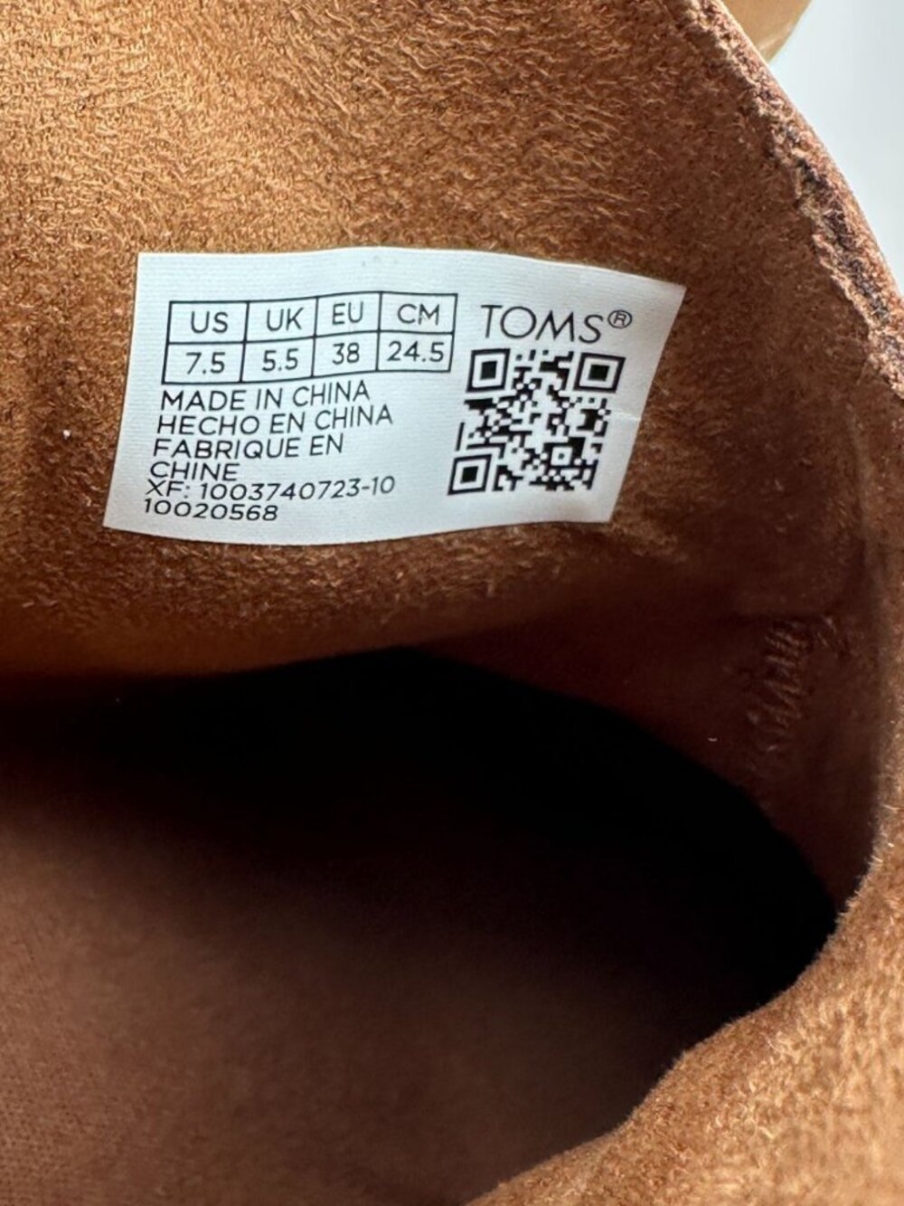 Toms Ankle Booties Womens Size 7.5 Brown Leather Stacked Blocked Heel NEW - Picture 8 of 12